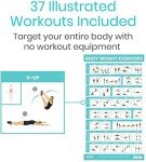 Vive Body Weight Workout Poster for Home Gym