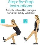 Vive Body Weight Workout Poster for Home Gym