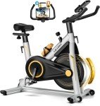 CHAOKE Indoor Cycling Exercise Bike with Tablet Holder