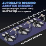 Adjustable Ab Roller Wheel with LCD Timer & Mat