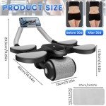 Adjustable Ab Roller Wheel with LCD Timer & Mat