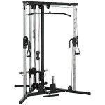 SPORTNOW Multifunctional Home Gym Machine with Pulley System
