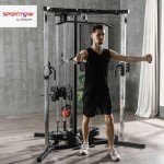 SPORTNOW Multifunctional Home Gym Machine with Pulley System