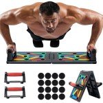 Foldable 12-in-1 Push-Up Board for Home Workouts