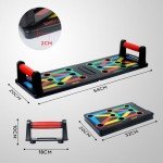 Foldable 12-in-1 Push-Up Board for Home Workouts