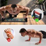 Foldable 12-in-1 Push-Up Board for Home Workouts