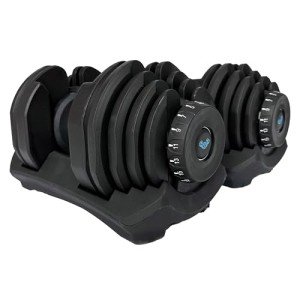 BRAINGAIN Adjustable Dumbbells Set 12.5kg to 40kg