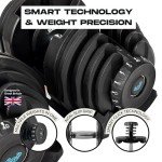 BRAINGAIN Adjustable Dumbbells Set 12.5kg to 40kg