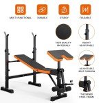 6-in-1 Adjustable Weight Bench for Home Gym