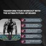 XUZA Push Up Board Set with Jump Rope