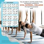 Sportaxis No-Equipment Core Workout Wall Poster