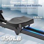 EvoSpark Foldable Magnetic Home Rowing Machine
