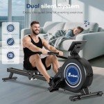 EvoSpark Foldable Magnetic Home Rowing Machine