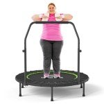 CLORIS 40" Foldable Fitness Trampoline with Handle