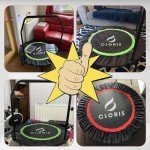CLORIS 40" Foldable Fitness Trampoline with Handle