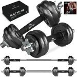 Amonax 15kg Adjustable Dumbbells for Home Gym
