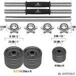 Amonax 15kg Adjustable Dumbbells for Home Gym
