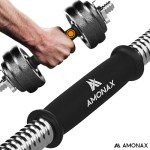 Amonax 15kg Adjustable Dumbbells for Home Gym