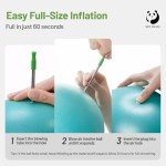 Slim Panda 9-Inch Pilates and Therapy Exercise Ball