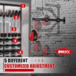 IMAYCC Adjustable Speed Bag Wall Mount for Home Gym