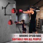 IMAYCC Adjustable Speed Bag Wall Mount for Home Gym