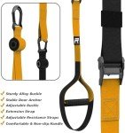 Sling Trainer Set with Door Anchor for Home Fitness