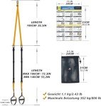 Sling Trainer Set with Door Anchor for Home Fitness