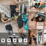 Sling Trainer Set with Door Anchor for Home Fitness