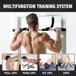 Multi-Grip Pull-Up Bar for Home Doorway Fitness