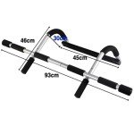 Multi-Grip Pull-Up Bar for Home Doorway Fitness
