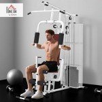 HOMCOM Multi Gym Workout Station with Weight Stack