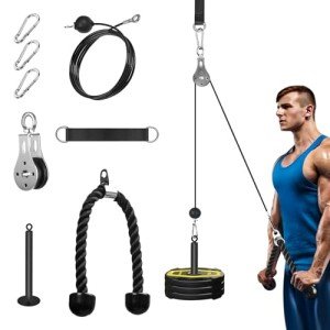 FASPUP Cable Pulley System for Home Workouts