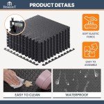 Interlocking Foam Exercise Mats for Home Fitness