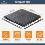 Interlocking Foam Exercise Mats for Home Fitness