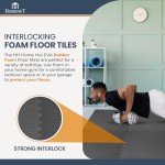 Interlocking Foam Exercise Mats for Home Fitness