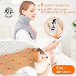 Mia&Coco Electric Heating Pad for Back Pain Relief