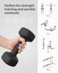 SONGMICS 2 x 5kg Dumbbells for Home Workouts