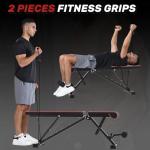 Adjustable Weight Bench with Resistance Bands for Home