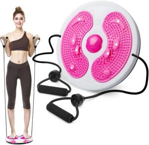 Adjustable Waist Twisting Exercise Disc with Handles