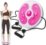 Adjustable Waist Twisting Exercise Disc with Handles