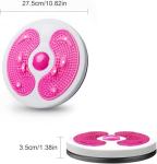 Adjustable Waist Twisting Exercise Disc with Handles