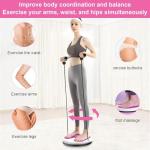 Adjustable Waist Twisting Exercise Disc with Handles