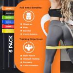 COREZONE 6-Piece Loop Resistance Bands Set