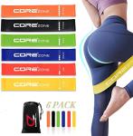 COREZONE 6-Piece Loop Resistance Bands Set