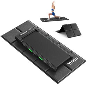 YOLEO Foldable Exercise Mat, 160x75cm, Non-Slip