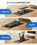 YOLEO Foldable Exercise Mat, 160x75cm, Non-Slip