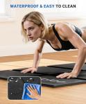 YOLEO Foldable Exercise Mat, 160x75cm, Non-Slip