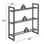 Adjustable 3-Tier Dumbbell Rack for Home Gym