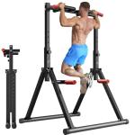 Adjustable Foldable Power Tower for Pull-Ups and Dips