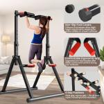 Adjustable Foldable Power Tower for Pull-Ups and Dips